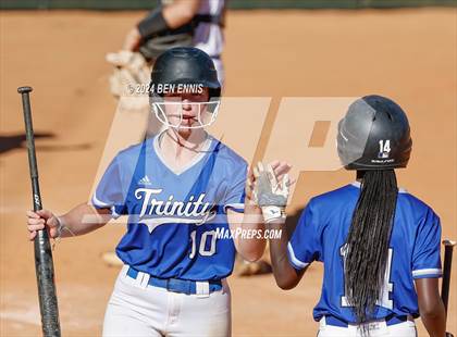 Thumbnail 2 in Trinity Christian vs. Brentwood (GIAA 2A State Championships) photogallery.