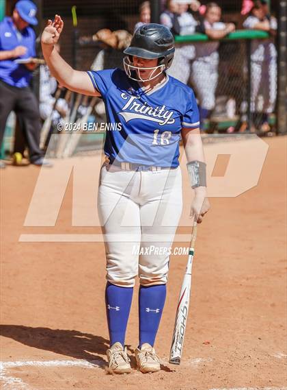 Thumbnail 1 in Trinity Christian vs. Brentwood (GIAA 2A State Championships) photogallery.