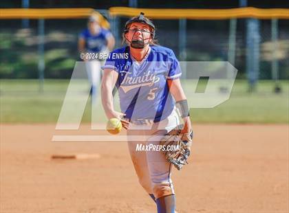 Thumbnail 3 in Trinity Christian vs. Brentwood (GIAA 2A State Championships) photogallery.