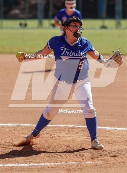 Thumbnail 1 in Trinity Christian vs. Brentwood (GIAA 2A State Championships) photogallery.