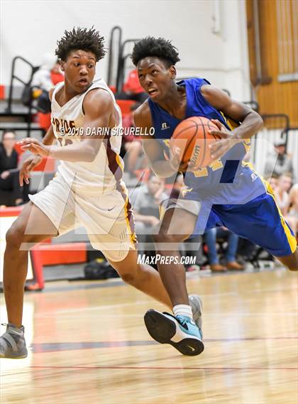 Thumbnail 3 in Carl Hayden Community vs Mountain Pointe (PUHSD Coyote Classic Tournament) photogallery.