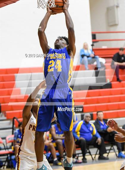 Thumbnail 3 in Carl Hayden Community vs Mountain Pointe (PUHSD Coyote Classic Tournament) photogallery.