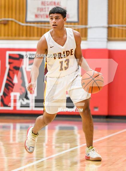 Thumbnail 2 in Carl Hayden Community vs Mountain Pointe (PUHSD Coyote Classic Tournament) photogallery.