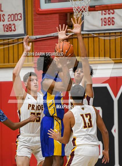 Thumbnail 1 in Carl Hayden Community vs Mountain Pointe (PUHSD Coyote Classic Tournament) photogallery.