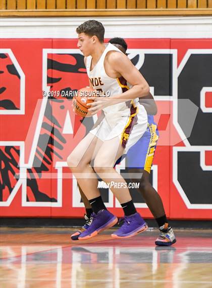 Thumbnail 1 in Carl Hayden Community vs Mountain Pointe (PUHSD Coyote Classic Tournament) photogallery.