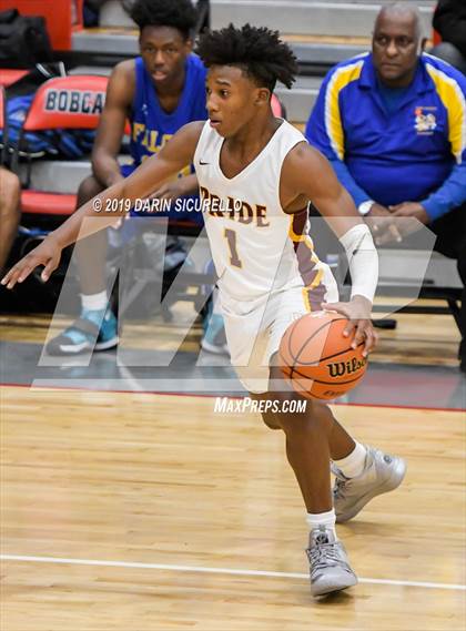 Thumbnail 2 in Carl Hayden Community vs Mountain Pointe (PUHSD Coyote Classic Tournament) photogallery.