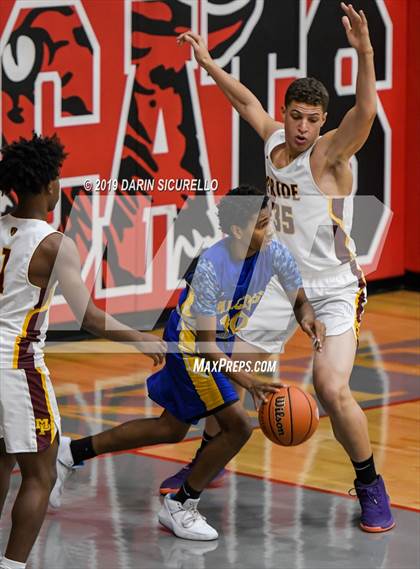 Thumbnail 1 in Carl Hayden Community vs Mountain Pointe (PUHSD Coyote Classic Tournament) photogallery.
