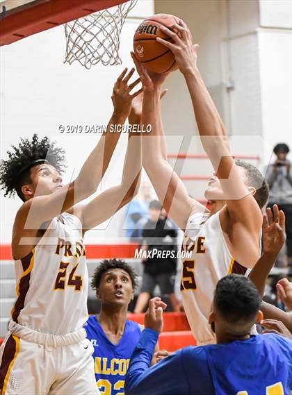 Thumbnail 1 in Carl Hayden Community vs Mountain Pointe (PUHSD Coyote Classic Tournament) photogallery.