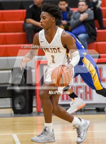 Thumbnail 2 in Carl Hayden Community vs Mountain Pointe (PUHSD Coyote Classic Tournament) photogallery.