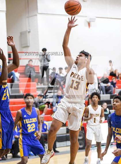 Thumbnail 3 in Carl Hayden Community vs Mountain Pointe (PUHSD Coyote Classic Tournament) photogallery.
