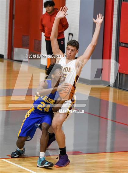 Thumbnail 1 in Carl Hayden Community vs Mountain Pointe (PUHSD Coyote Classic Tournament) photogallery.