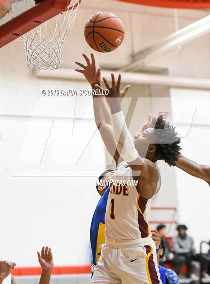 Thumbnail 1 in Carl Hayden Community vs Mountain Pointe (PUHSD Coyote Classic Tournament) photogallery.