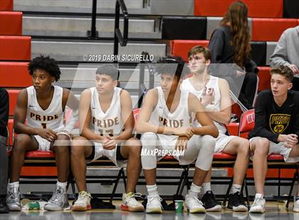 Thumbnail 1 in Carl Hayden Community vs Mountain Pointe (PUHSD Coyote Classic Tournament) photogallery.