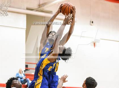 Thumbnail 3 in Carl Hayden Community vs Mountain Pointe (PUHSD Coyote Classic Tournament) photogallery.