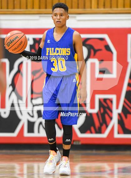 Thumbnail 3 in Carl Hayden Community vs Mountain Pointe (PUHSD Coyote Classic Tournament) photogallery.