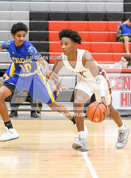 Thumbnail 3 in Carl Hayden Community vs Mountain Pointe (PUHSD Coyote Classic Tournament) photogallery.
