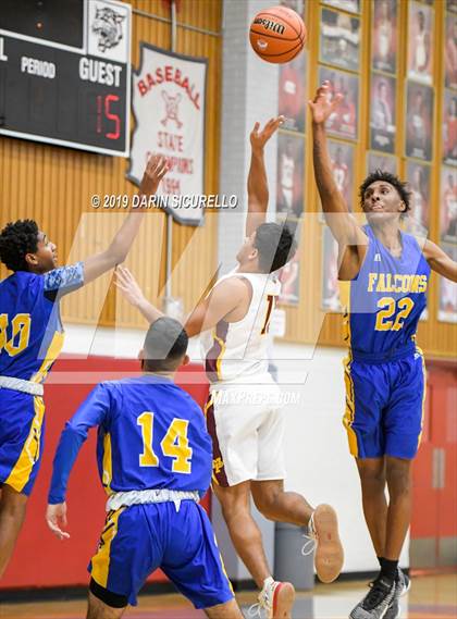Thumbnail 2 in Carl Hayden Community vs Mountain Pointe (PUHSD Coyote Classic Tournament) photogallery.