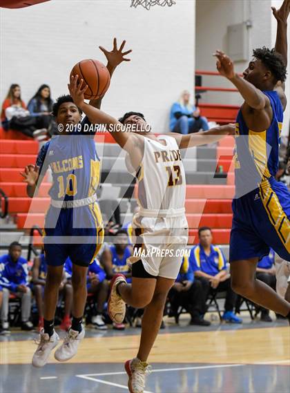 Thumbnail 1 in Carl Hayden Community vs Mountain Pointe (PUHSD Coyote Classic Tournament) photogallery.