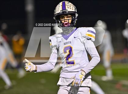Thumbnail 1 in Denver North @ Holy Family (First Round 3A Playoff)  photogallery.
