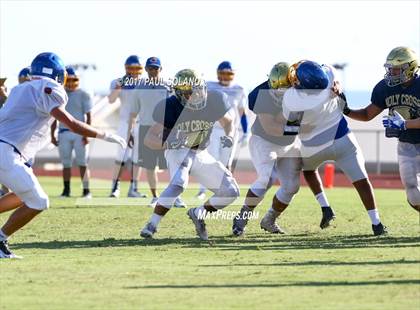 Thumbnail 3 in Holy Cross @ Comfort High School (Scrimmage) photogallery.