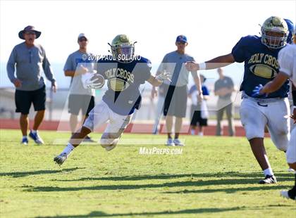 Thumbnail 2 in Holy Cross @ Comfort High School (Scrimmage) photogallery.