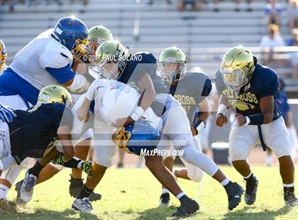 Thumbnail 2 in Holy Cross @ Comfort High School (Scrimmage) photogallery.