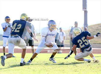 Thumbnail 2 in Holy Cross @ Comfort High School (Scrimmage) photogallery.