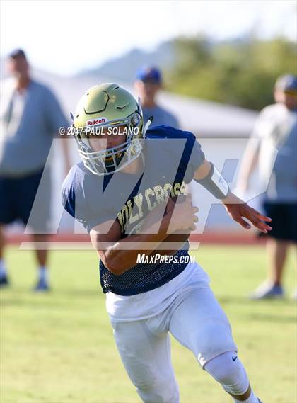 Thumbnail 2 in Holy Cross @ Comfort High School (Scrimmage) photogallery.