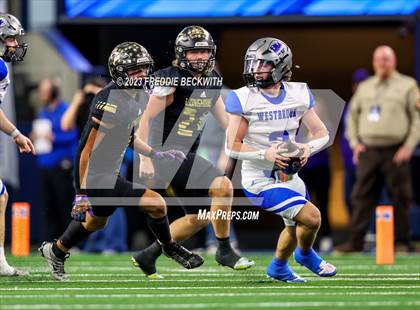 Thumbnail 3 in Westbrook vs. Gordon (UIL 1A D1 Football Final) photogallery.