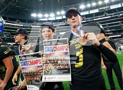Thumbnail 3 in Westbrook vs. Gordon (UIL 1A D1 Football Final) photogallery.