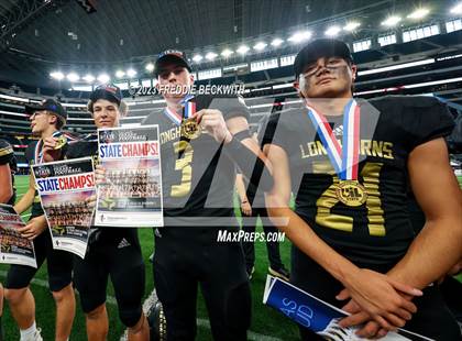 Thumbnail 1 in Westbrook vs. Gordon (UIL 1A D1 Football Final) photogallery.