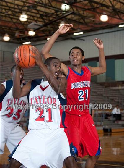 Thumbnail 1 in Duncanville @ Alief Taylor  (McDonalds Texas Invitational) photogallery.