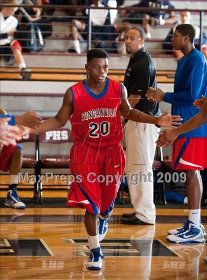 Thumbnail 2 in Duncanville @ Alief Taylor  (McDonalds Texas Invitational) photogallery.