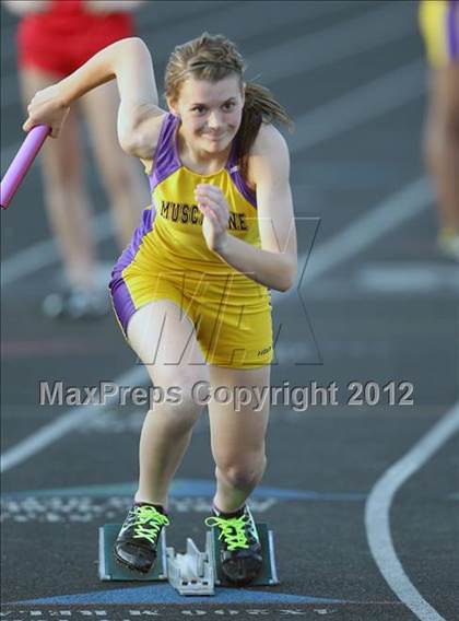 Thumbnail 2 in Iowa City Sherwood Relays (Hurdles/Running Events) photogallery.