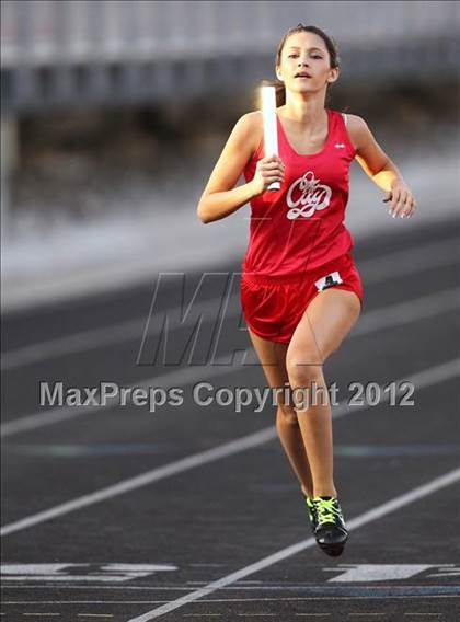 Thumbnail 2 in Iowa City Sherwood Relays (Hurdles/Running Events) photogallery.