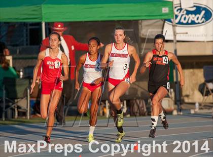 Thumbnail 1 in CIF SS Track and Field Masters Meet (Girls Events) photogallery.