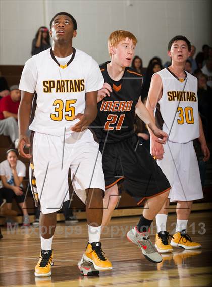 Thumbnail 2 in Mead @ Thomas Jefferson (CHSAA 4A State Tournament Round 2) photogallery.