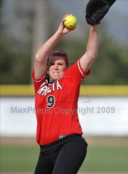 Thumbnail 2 in Murrieta Valley vs Fullerton (Michelle Carew Classic) photogallery.