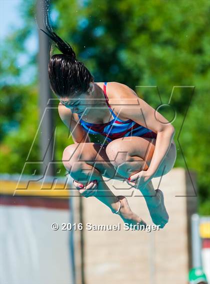 Thumbnail 2 in CIF State Girls Diving Championships photogallery.
