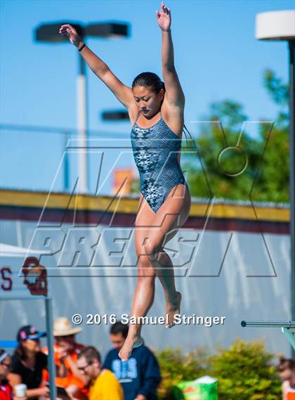 Thumbnail 3 in CIF State Girls Diving Championships photogallery.