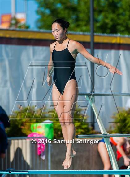 Thumbnail 2 in CIF State Girls Diving Championships photogallery.