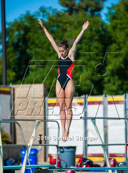 Thumbnail 3 in CIF State Girls Diving Championships photogallery.