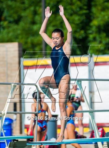 Thumbnail 3 in CIF State Girls Diving Championships photogallery.