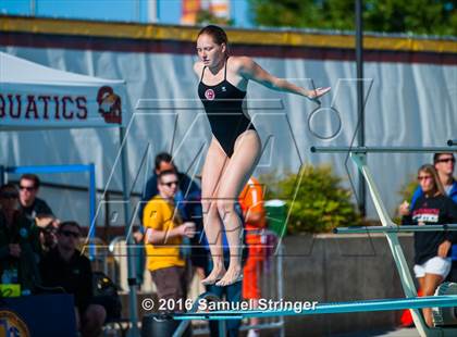 Thumbnail 2 in CIF State Girls Diving Championships photogallery.