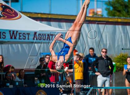 Thumbnail 1 in CIF State Girls Diving Championships photogallery.