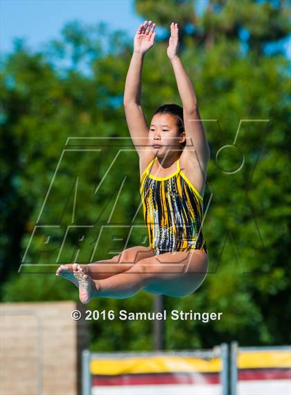 Thumbnail 3 in CIF State Girls Diving Championships photogallery.