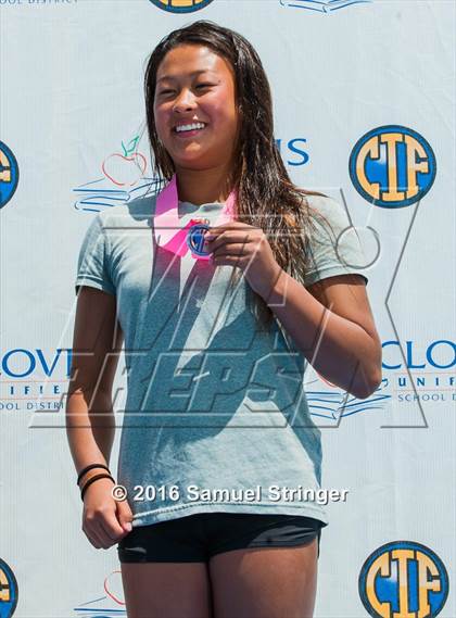 Thumbnail 1 in CIF State Girls Diving Championships photogallery.