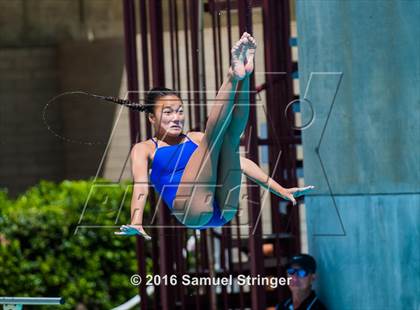 Thumbnail 2 in CIF State Girls Diving Championships photogallery.