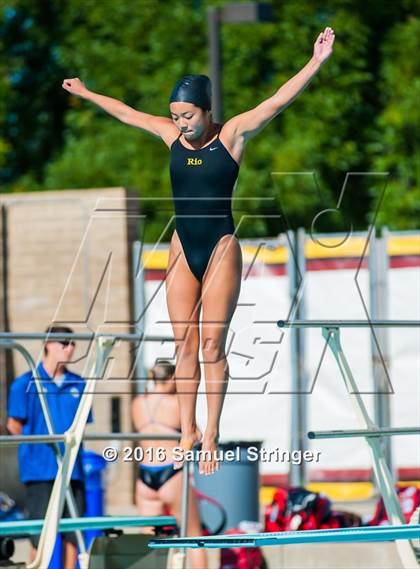 Thumbnail 1 in CIF State Girls Diving Championships photogallery.
