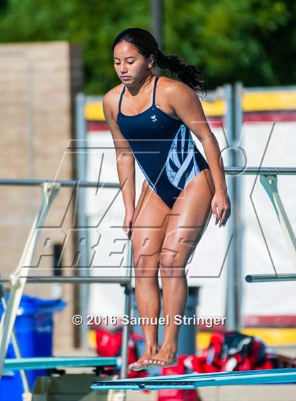 Thumbnail 3 in CIF State Girls Diving Championships photogallery.